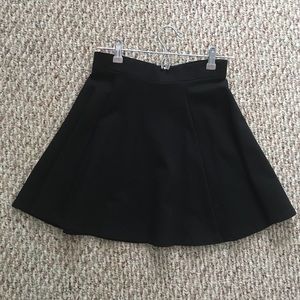 Black circle skirt
